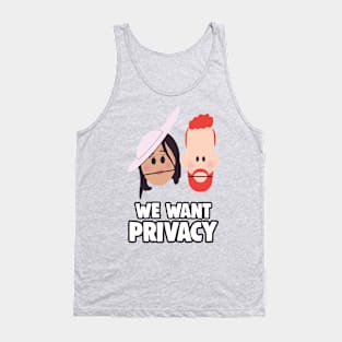 We Want Privacy Harry and Meghan South Park Tank Top